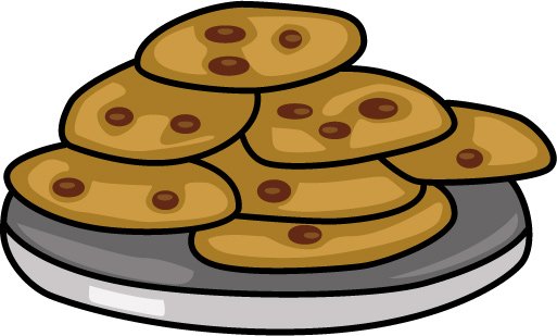 Cookies Clipart Black And White | Clipart Panda - Free Clipart Images