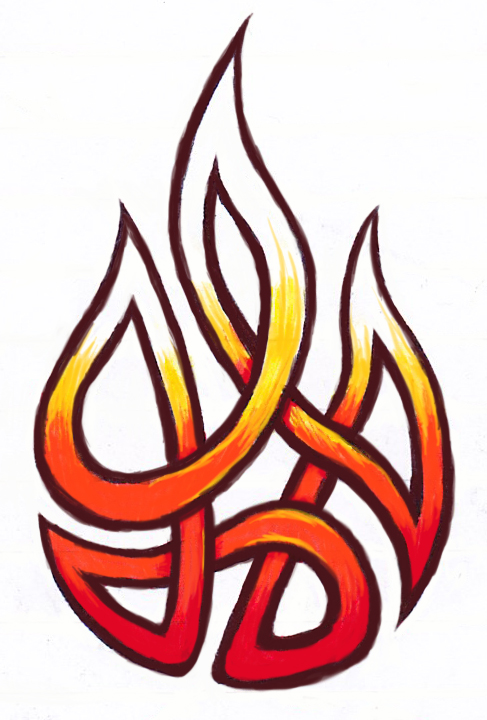 Fire tribal knot tattoo by Ashlo4 on deviantART