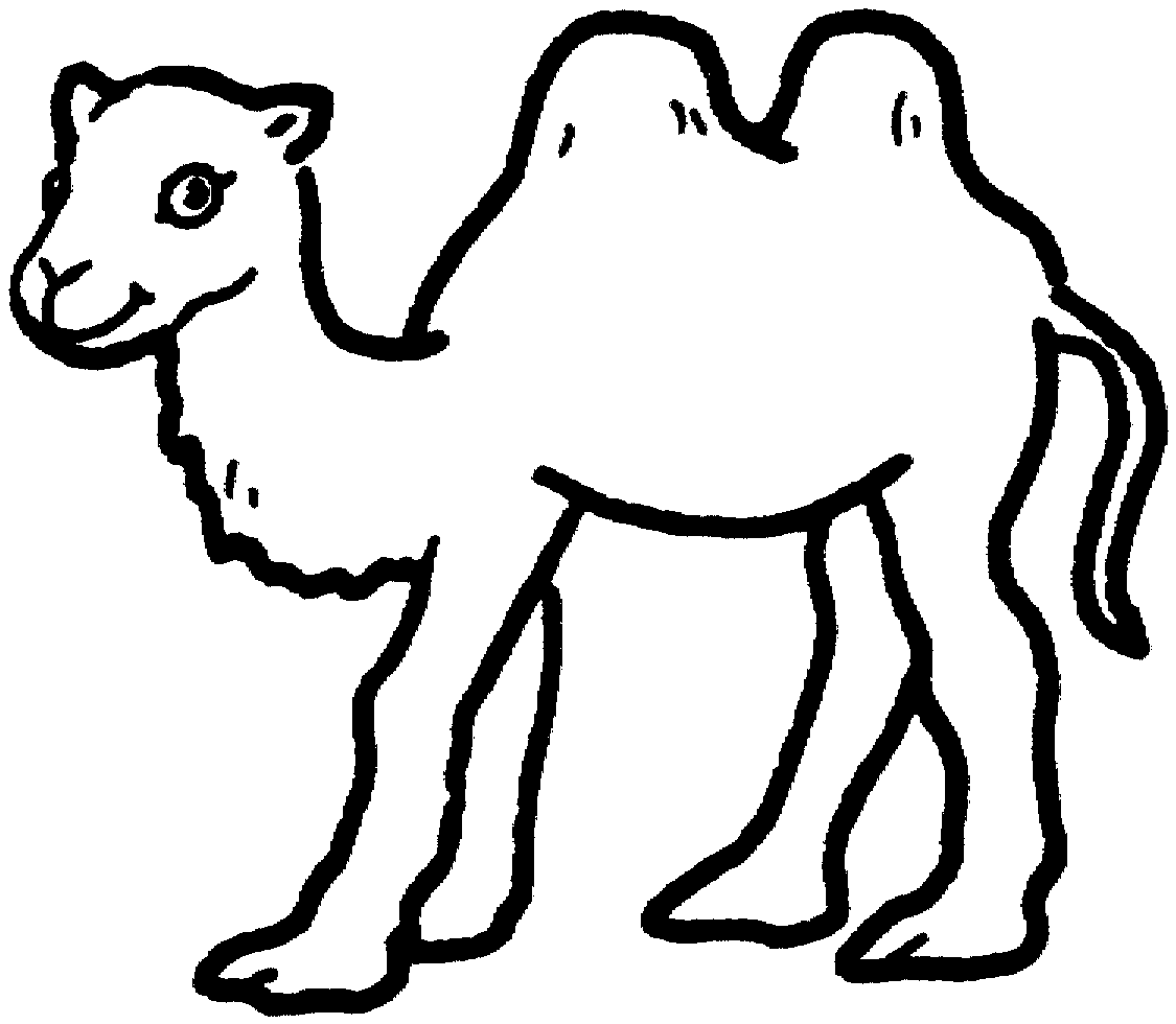 Free Camel Coloring Pages
