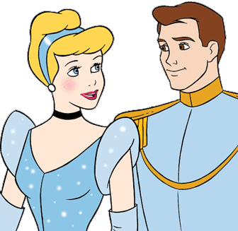 Cinderella and Prince Charming Clipart from Disney's Cinderella ...