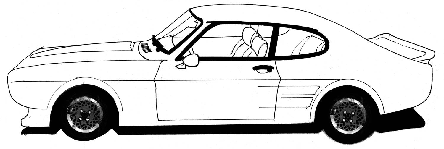 Car Line Drawings