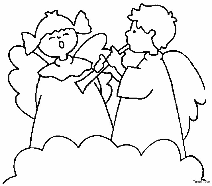 How to draw a beautiful angel 1 - Stick figure-Children's paintings