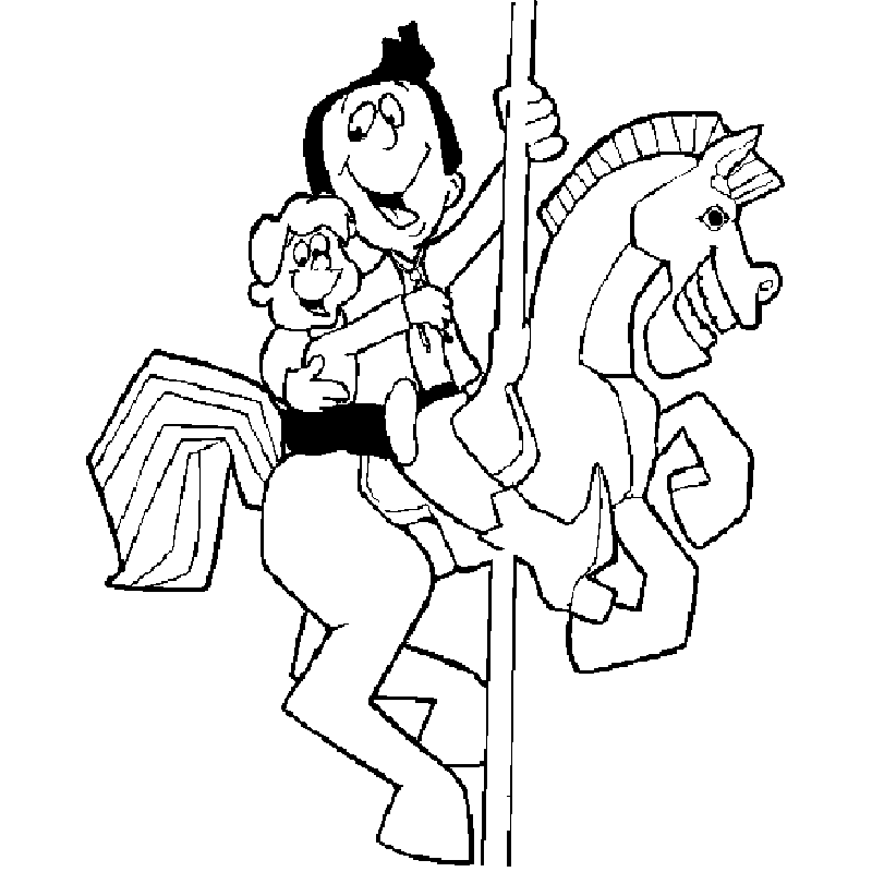 Carnival Colouring Pages