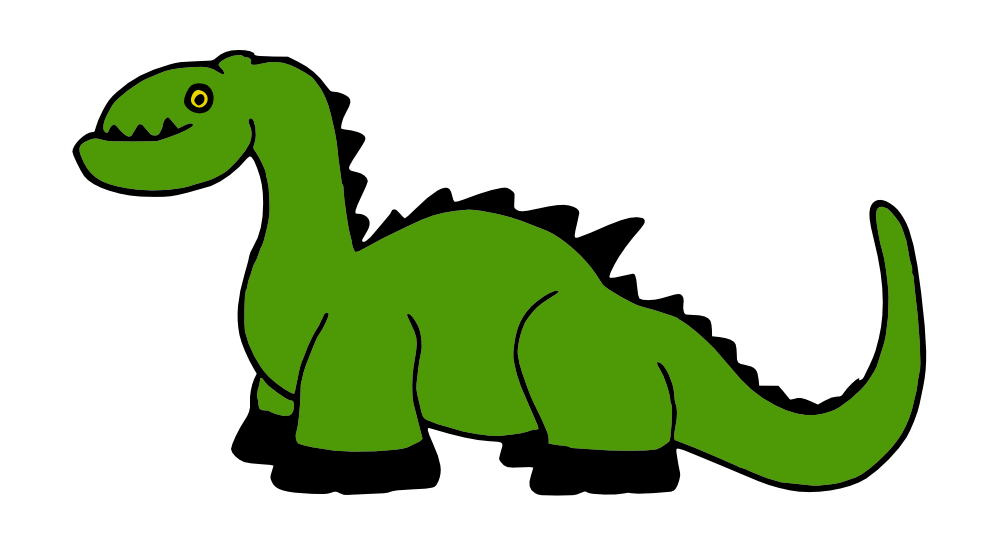 OnlineLabels Clip Art - Platypuscove Dinosaur 001A