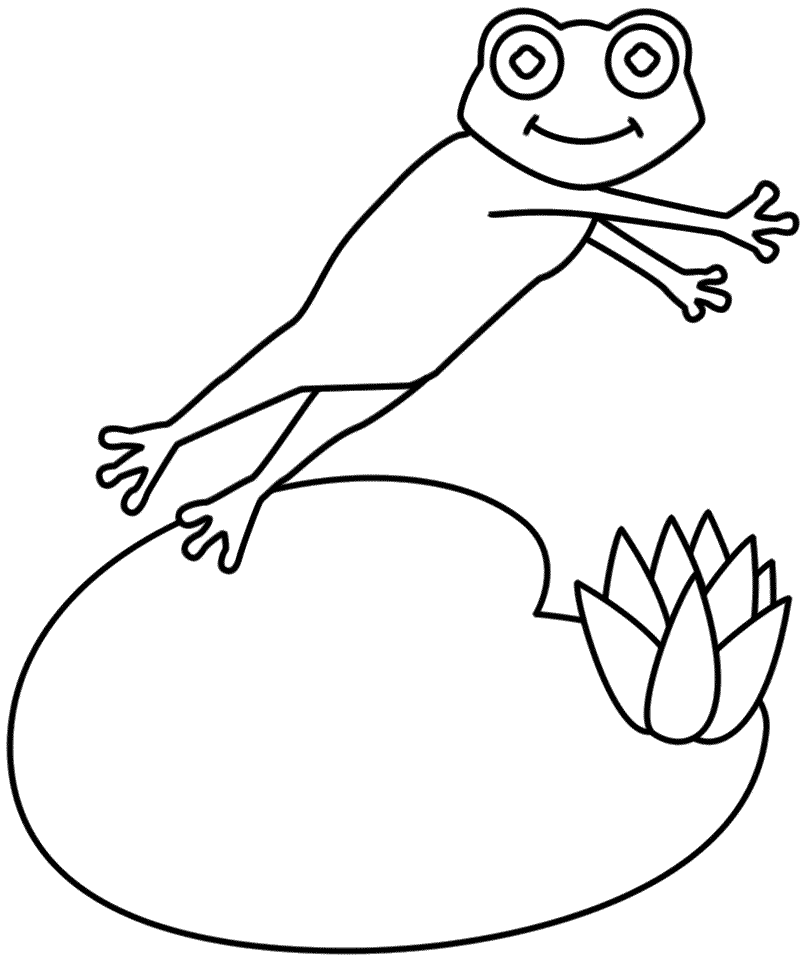 Leapfrog Coloring Free Frog Pictures Leap Tattoo