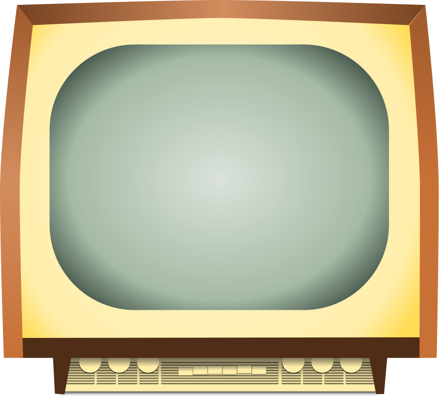 Another Old TV Clipart, vector clip art online, royalty free ...