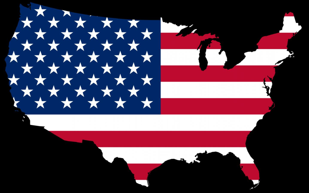 USA Map Flag Vector Image (1115) | True of HD Wallpaper |