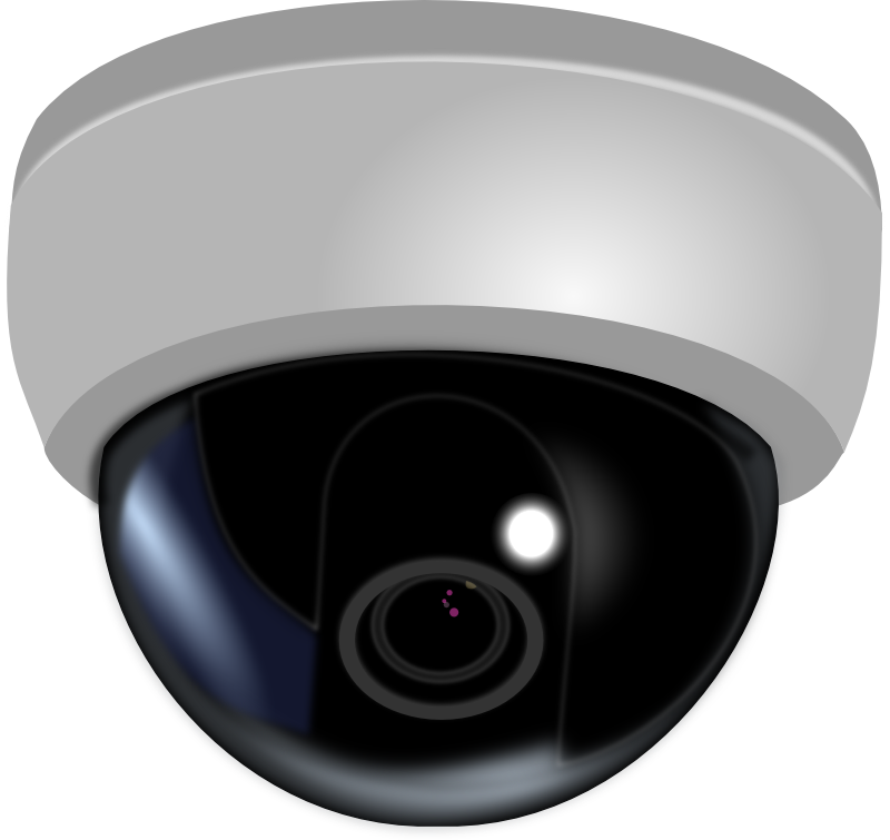 Clipart - CCTV Dome Camera