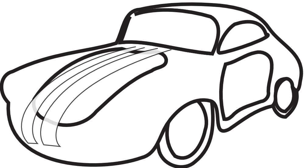 clipartist.net » Clip Art » classic car alloy black white co ...