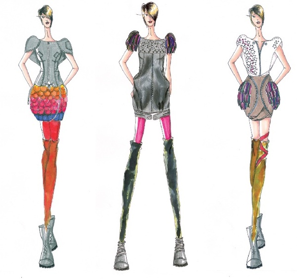 Senior Fashion illustrations on Behance