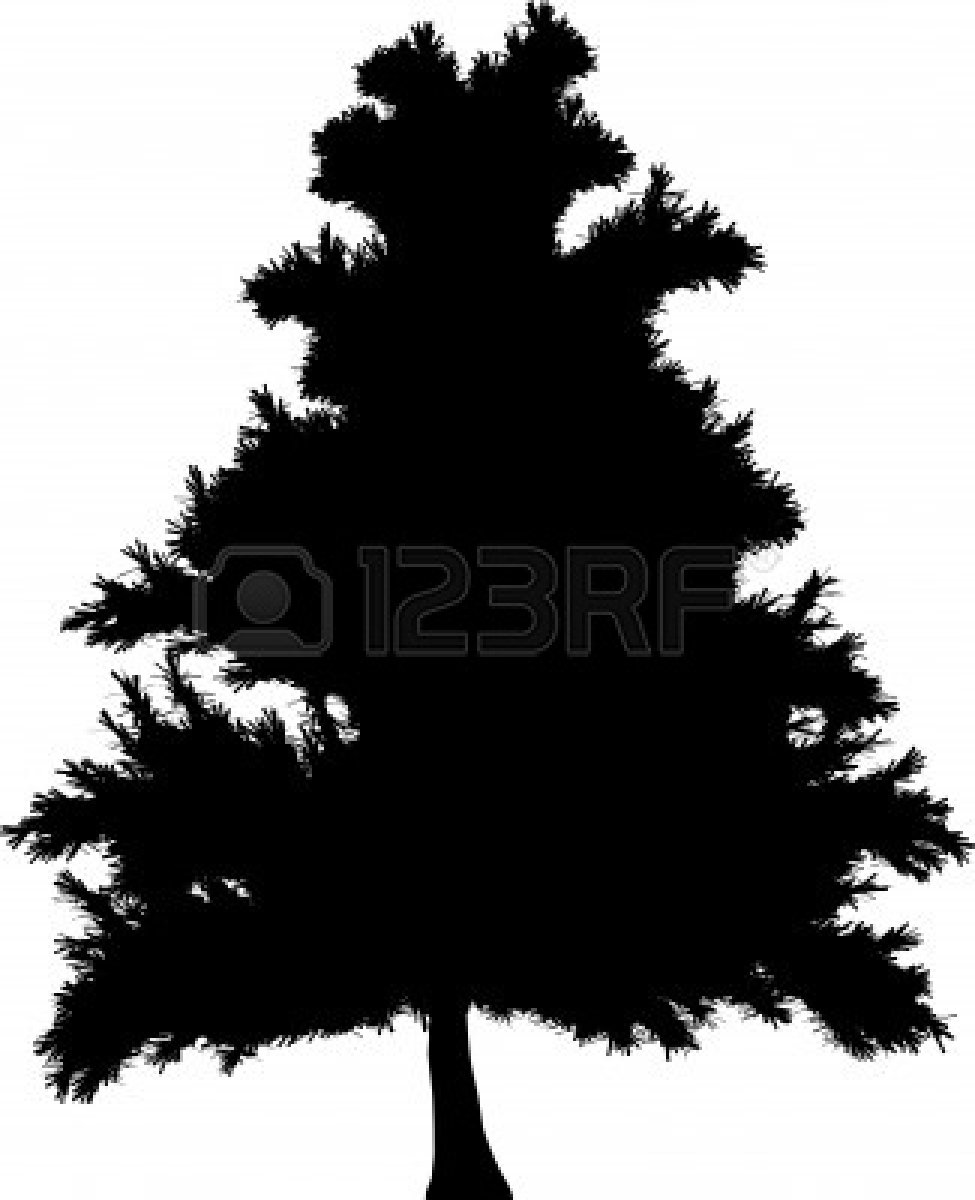 Images For > Evergreen Tree Line Silhouette