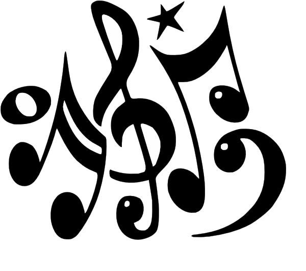Musical Notes clip art - vector clip art online, royalty free ...