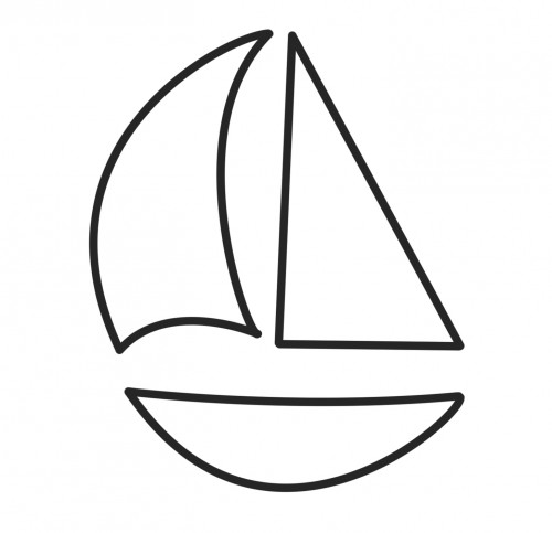 Sailboat Template For Kids - ClipArt Best