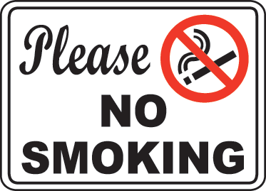 Please No Smoking Sign by SafetySign.com - J2514