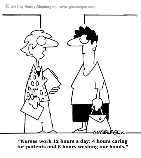 Nurses | Randy Glasbergen - Glasbergen Cartoon Service