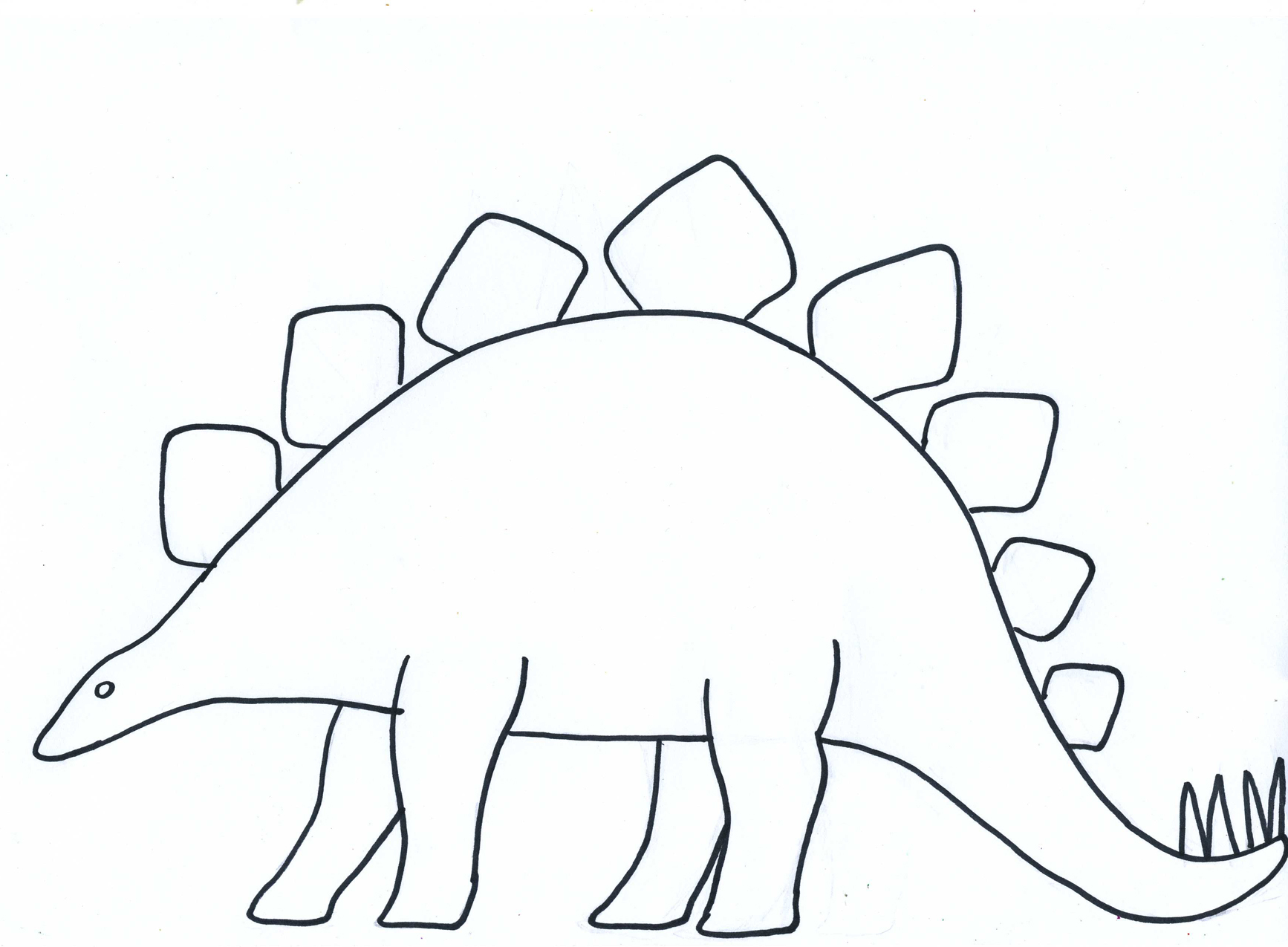 Printable Dinosaur Outline Printable World Holiday