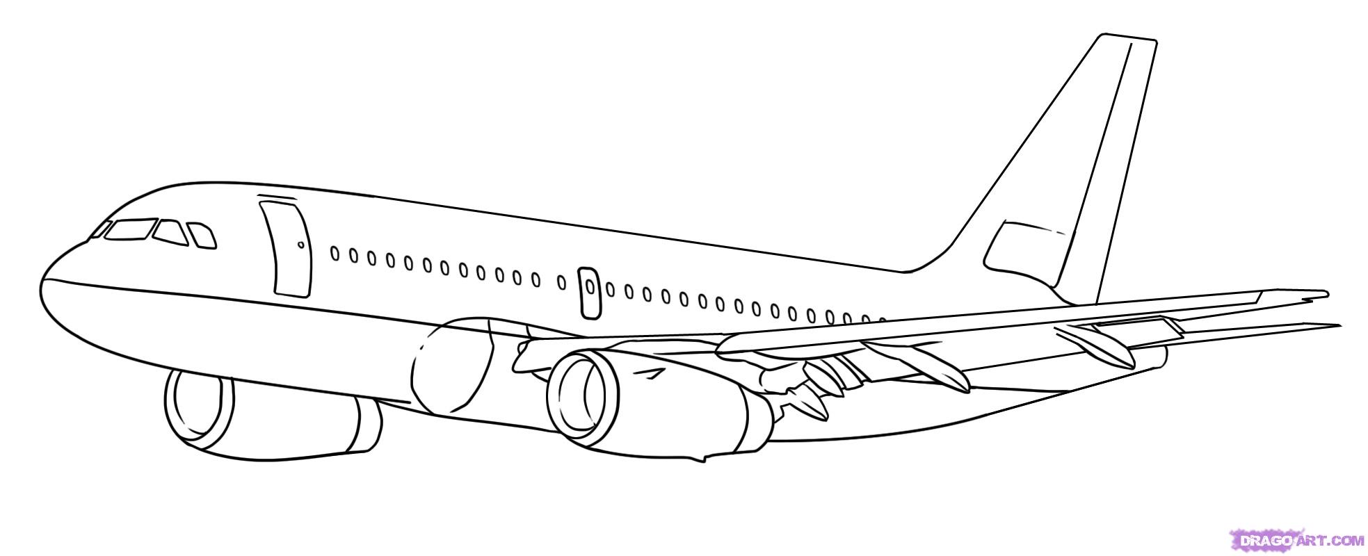 Draw an Aeroplane, Step by Step, Drawing Sheets, Added by Dawn ...