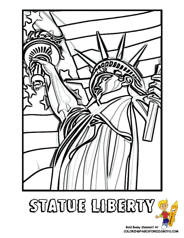 Patriotic 4th of July Coloring Pages | 4th of July | Free ...