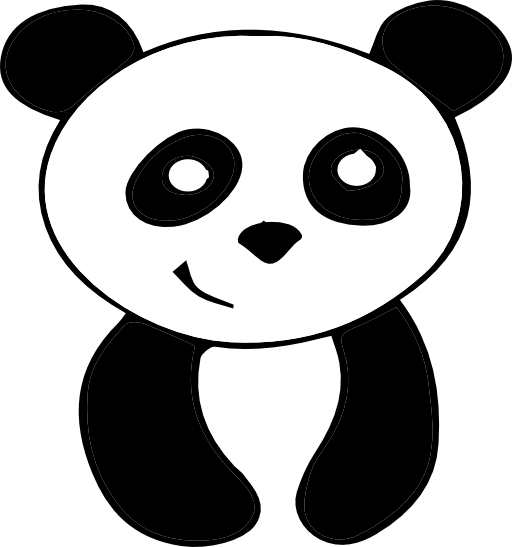 clipart panda face - photo #30