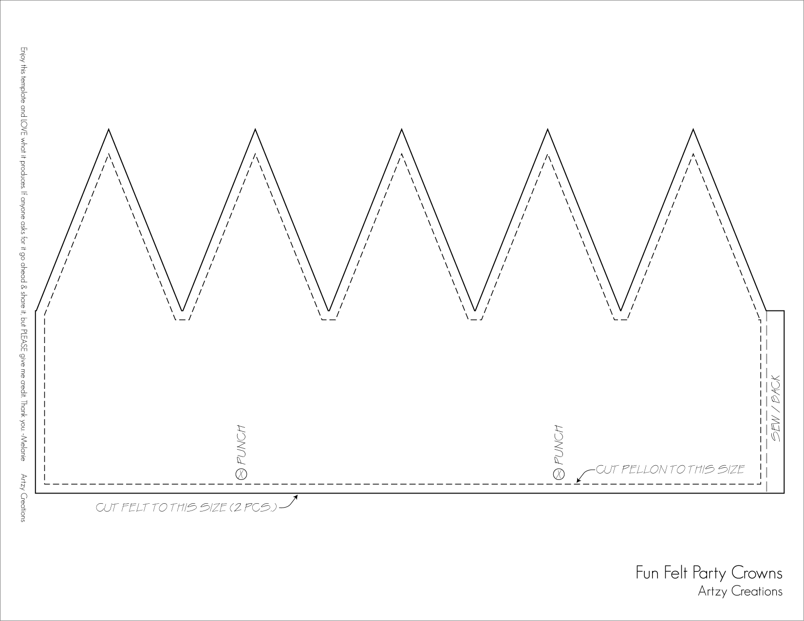 Printable Crown Template For Kids