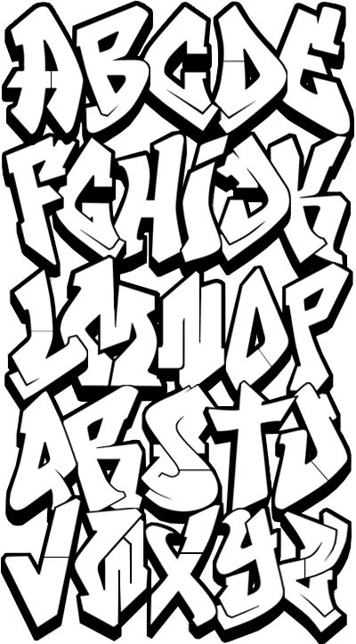 Graffiti Alphabet on Pinterest | Graffiti Lettering, New York ...