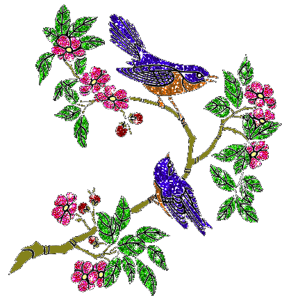 Birds And Flowers,Animated - yorkshire_rose Fan Art (12163728 ...