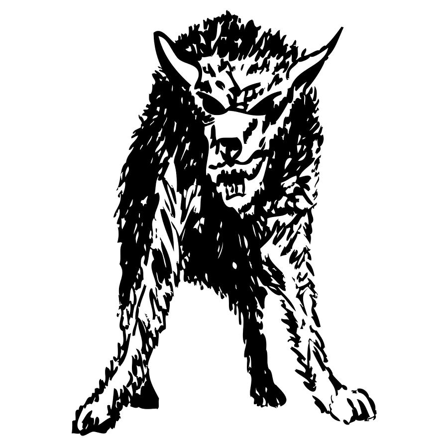 Simple Wolf Drawing - ClipArt Best