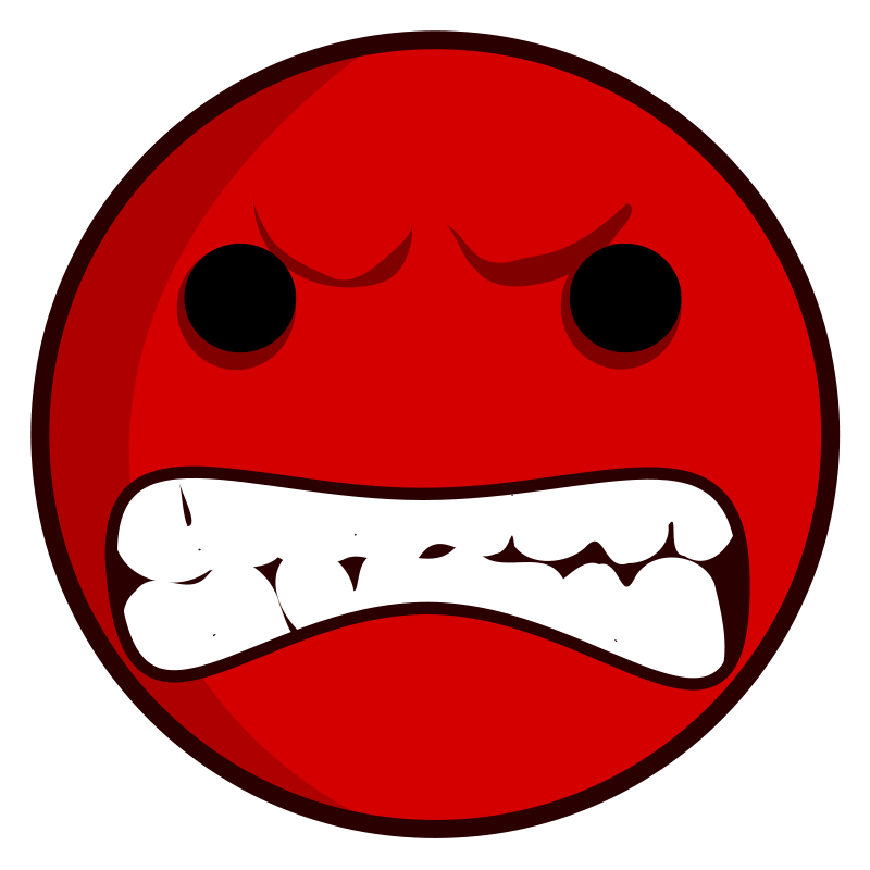 Angry Face - Cara Enfadada Clip Art Download