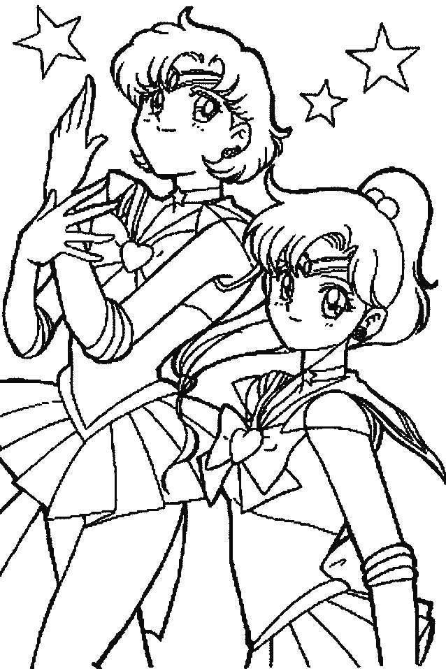 Sailor Moon Coloring Page | Coloring Pages For Kids
