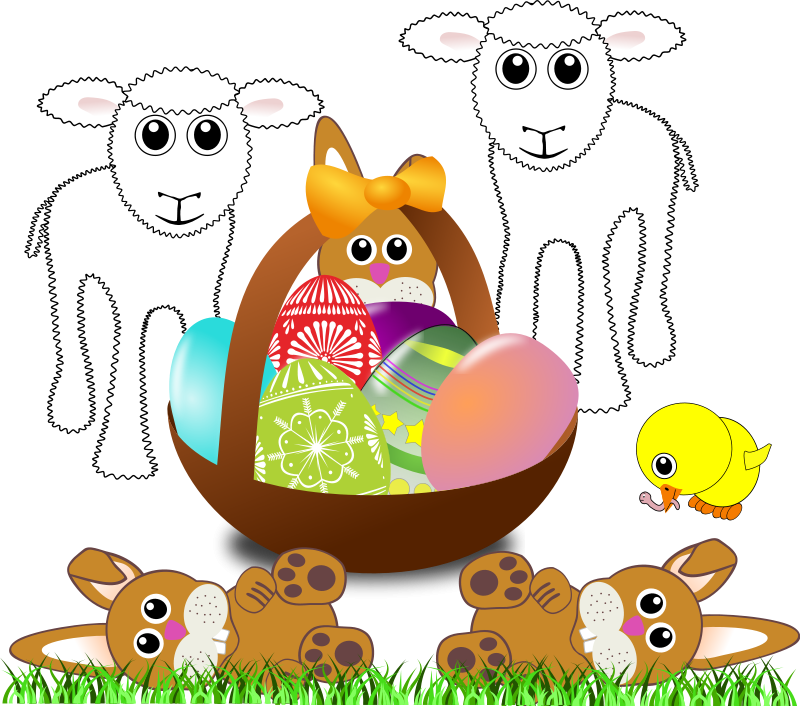 Easter Eggs Clip Art Download