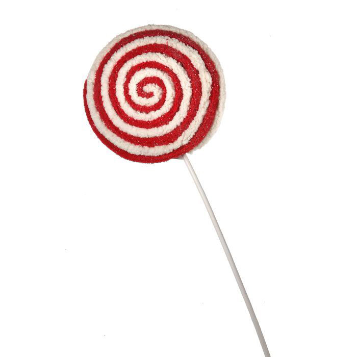 40" Fabric Candy Peppermint Stick