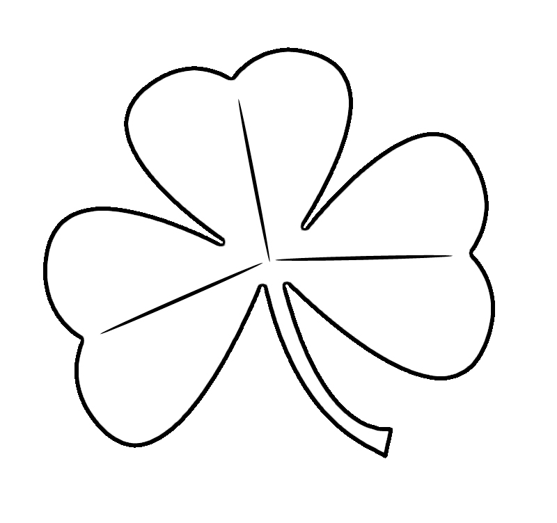 Shamrock Coloring Pages 8 | Free Printable Coloring Pages