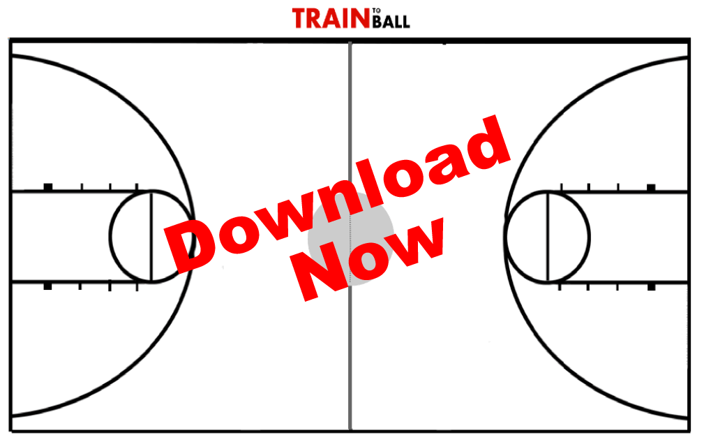 Printable Basketball Court Diagrams