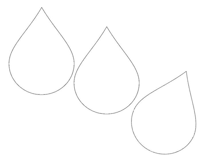 Printable Raindrop Template Cliparts.co
