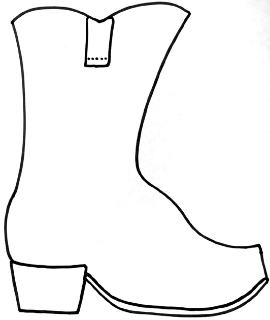 Picture Of A Cowboy Boot - Cliparts.co