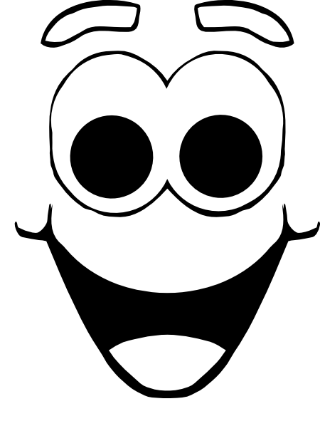 Happy Cartoon Face clip art - vector clip art online, royalty free ...