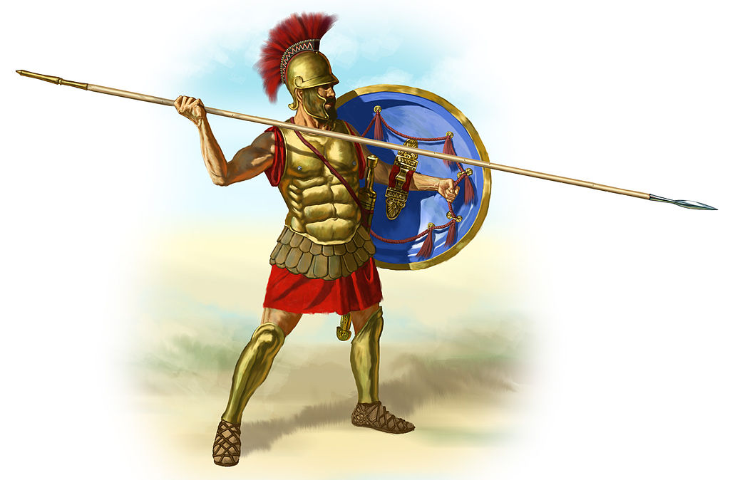 File:Ancient Greece hoplite with his hoplon and dory.jpg ...