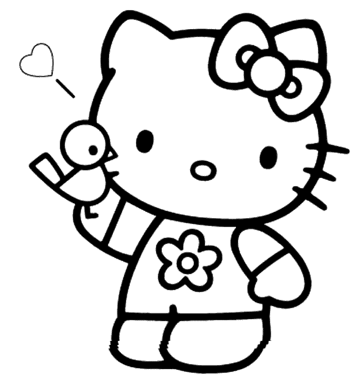 Hello Kitty Colouring Pages- PC Based Colouring Software ...