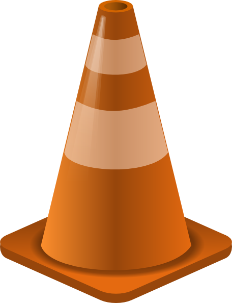 Construction Cone clip art - vector clip art online, royalty free ...