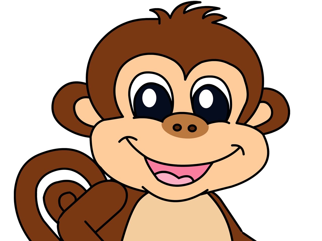 Pictures Of Cartoon Monkeys For Kids - Cliparts.co