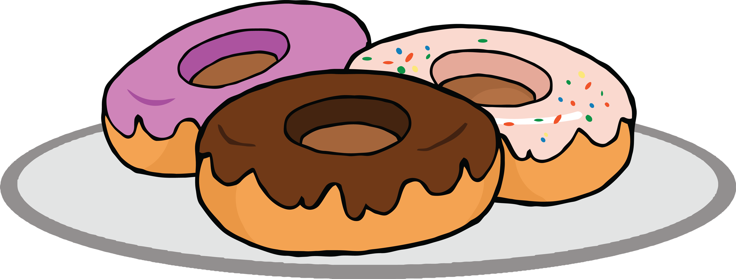 Images For > Donuts Clipart