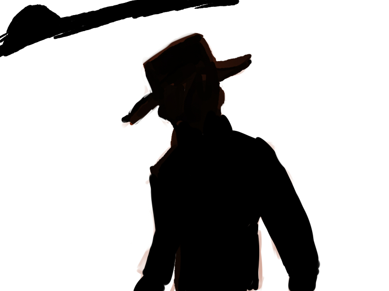 April 20th - Serious Saturday: Silhouettes : SketchDaily