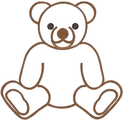 Teddy Bear Outline Clipart | Clipart Panda - Free Clipart Images