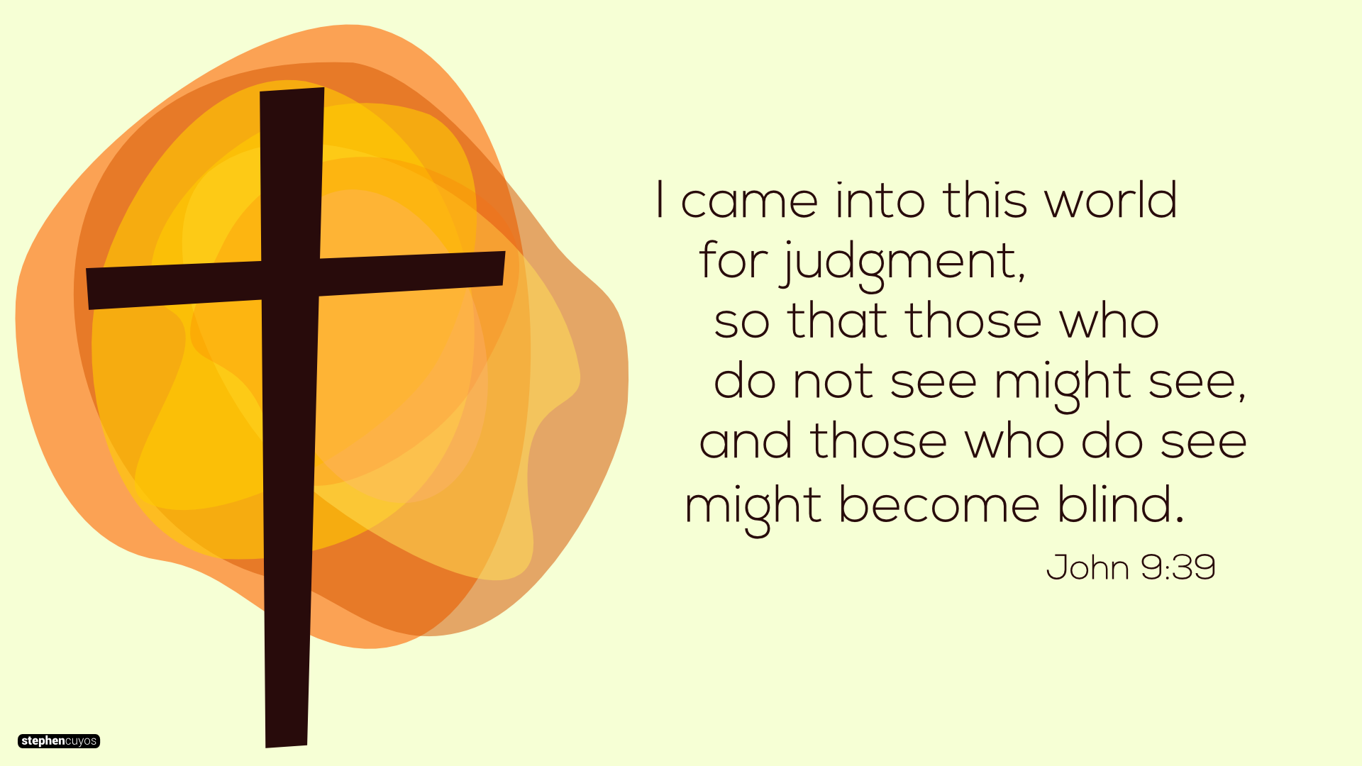 4th Sunday of Lent (Year A) | Bible Graphics
