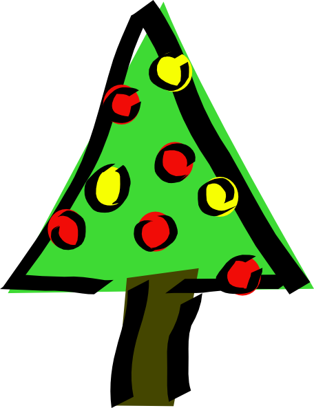 Christmas Cartoon Tree - ClipArt Best
