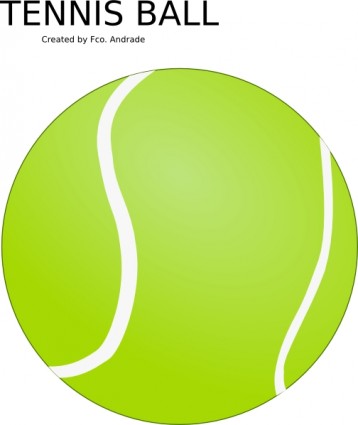 Tennis Ball clip art Vector clip art - Free vector for free download