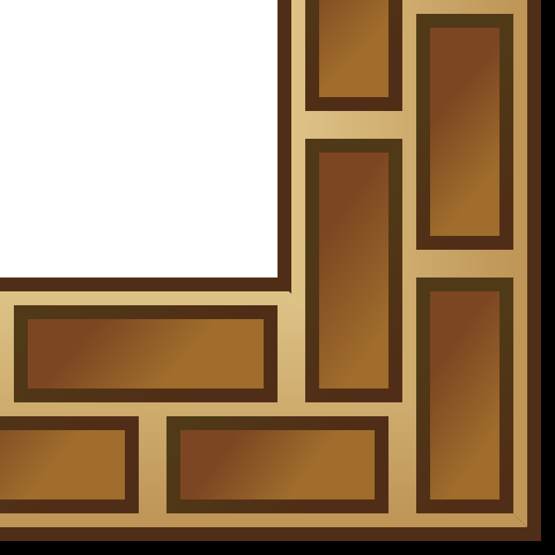 Clipart - RPG map brick border 5