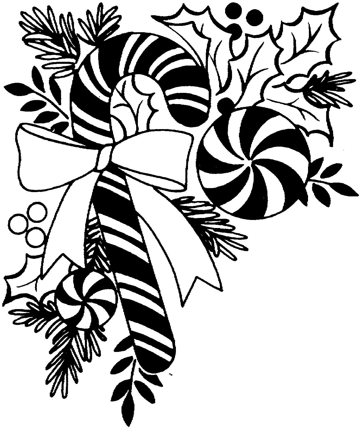 Images For > Black And White Christmas Borders