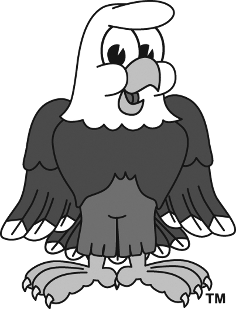 Free ClipArt of Bald Eagle School Mascot
