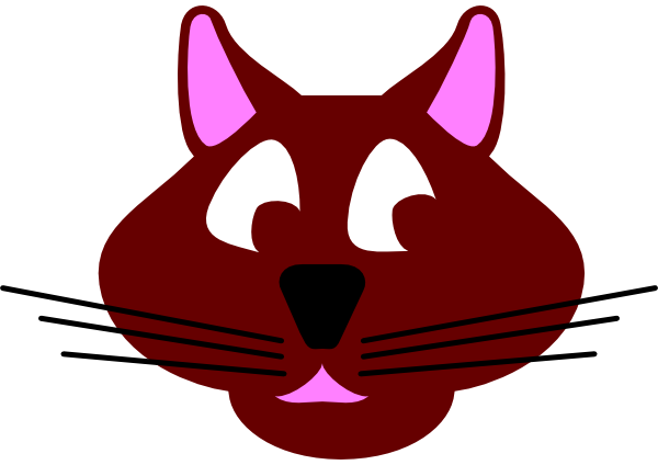 Cartoon Cat Face SVG Downloads - Animal - Download vector clip art ...